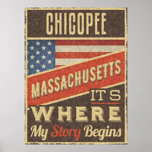 Chicopee Massachusetts Poster (Vorne)