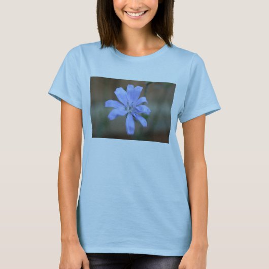 Chicorée (Cichorium intybus) T-Shirt (Vorderseite)