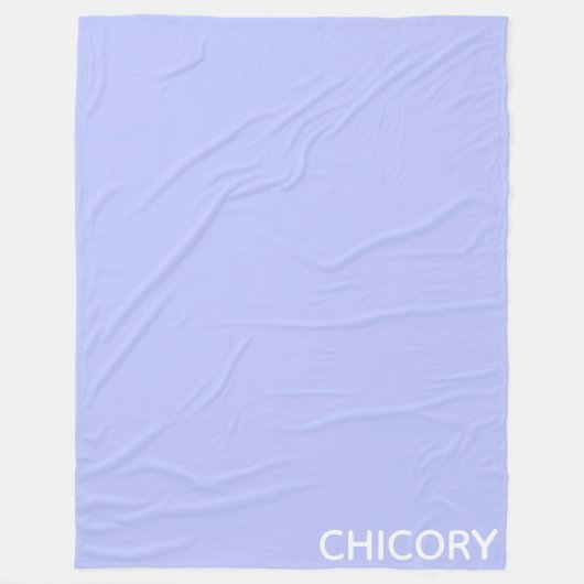 Chicoroer Blume Fleecedecke (Vorderseite)
