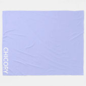 Chicoroer Blume Fleecedecke (Vorderseite (Horizontal))