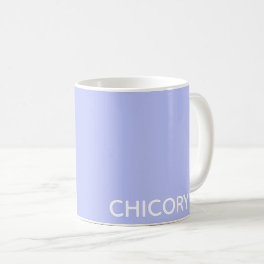Chicoroer Blume Kaffeetasse (VorderseiteRechts)