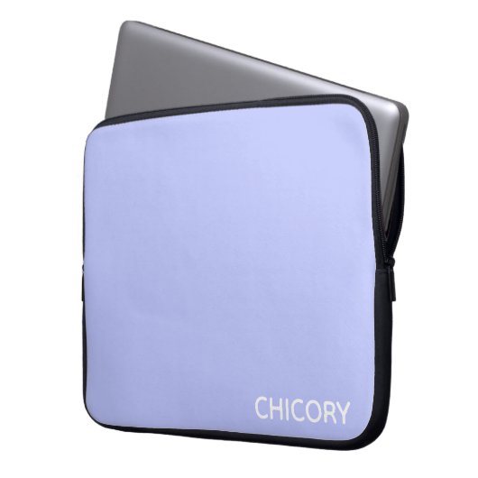 Chicoroer Blume Laptopschutzhülle (Vorderseite Links)