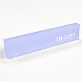 Chicoroer Blume Namensplakette