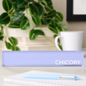 Chicoroer Blume Namensplakette