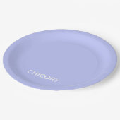 Chicoroer Blume Pappteller (Schrägansicht)