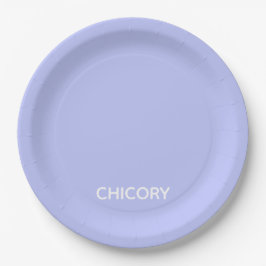 Chicoroer Blume Pappteller