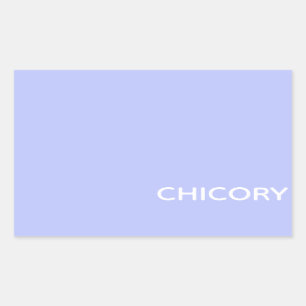 Chicoroer Blume Rechteckiger Aufkleber