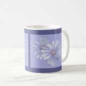 Chicoroer Wildblume Kaffeetasse (VorderseiteRechts)