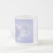 Chicoroer Wildblume Mattglastasse (Vorderseite Links)