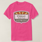 Chicot Staat Park Louisiana Abzeichen Locarno T-Shirt (Design vorne)