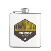 Chicot Staat Park Louisiana Flachmann (Vorderseite)