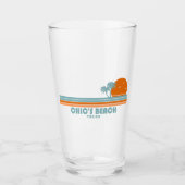 Chic's Beach Virginia Sun Palm Trees Glas (Vorderseite)