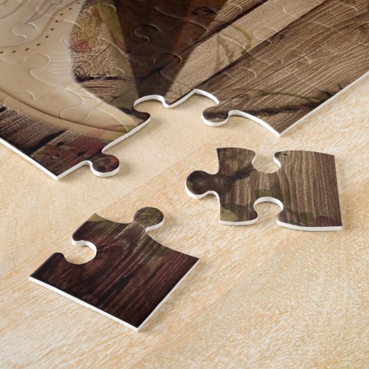 Chicscheune hölzernes puzzle (Seite)