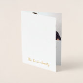 ChicThe Most Wonderful Time of the Year Foto Folienkarte (Vorderseite)