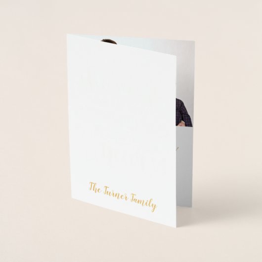 ChicThe Most Wonderful Time of the Year Foto Folienkarte (Vorderseite)