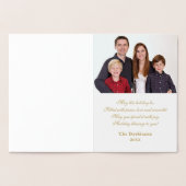 ChicThe Most Wonderful Time of the Year Foto Folienkarte (Innenseite)