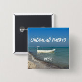 Chicxulub Puerto, Mexiko - Square Button (Vorne & Hinten)
