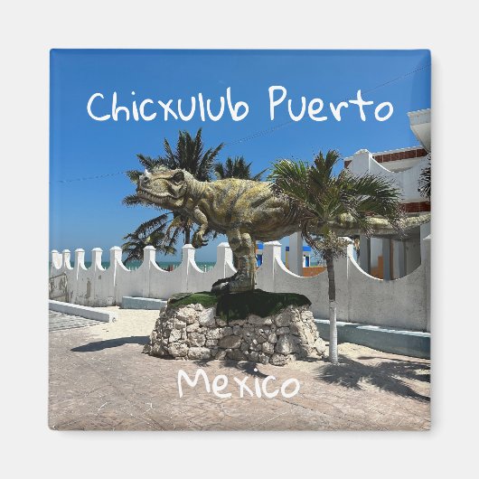 Chicxulub Puerto, Mexiko - Square Magnet (Vorne)