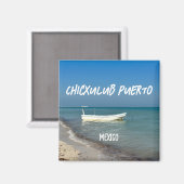 Chicxulub Puerto, Mexiko - Square Magnet (Vorderseite/Rückseite)