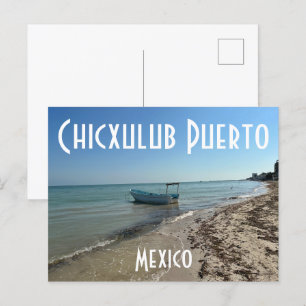 Chicxulub Puerto, Mexiko - Standard Postcard Postkarte