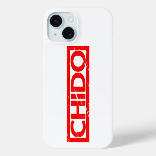 Chido Briefmarke Case-Mate iPhone Hülle (Rückseite)
