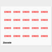 Chido Briefmarke Runder Aufkleber (Blatt)