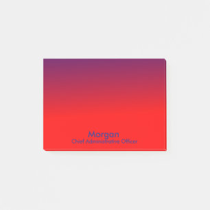 Chief Administrative Officer von Homeschool Red Bl Post-it Klebezettel