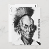 Chief Black Hawk Postkarte (Vorne/Hinten)