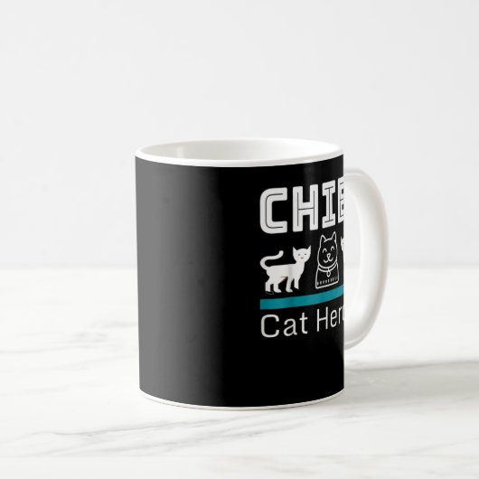 Chief Cat Herder  Kaffeetasse (VorderseiteRechts)