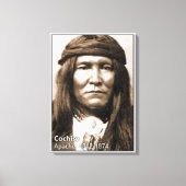 Chief Cochise Wrapped Canvas Leinwanddruck (Vorderseite)