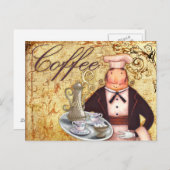 Chief Coffee Postkarte (Vorne/Hinten)