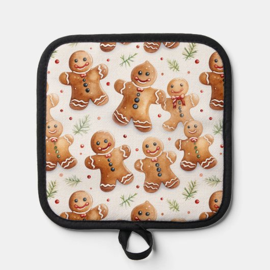 Chief Cookie Maker Gingerbread Topflappen (Vorderseite)