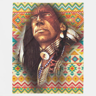 Chief Eagle Eyes Fleecedecke