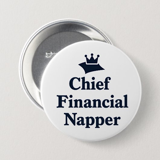 Chief Financial Napper  Button (Vorne & Hinten)