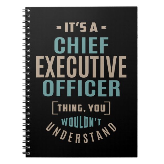 Chief Führungskraft Officer Notizblock (Vorderseite)