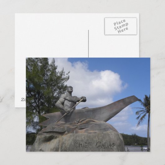 Chief Gadao Postkarte (Vorne/Hinten)