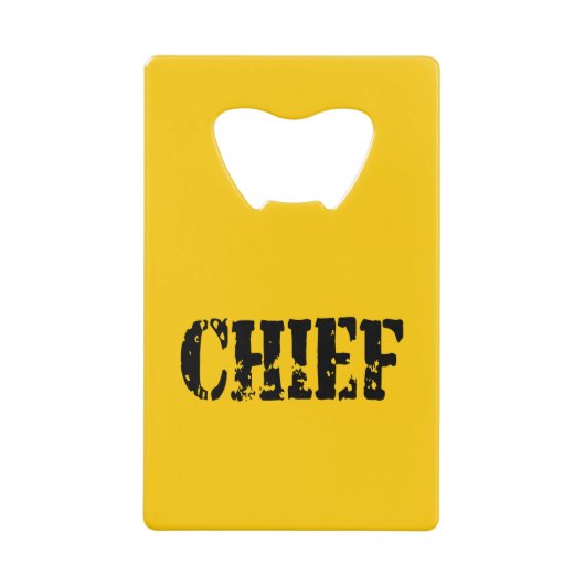 CHIEF GELDBEUTEL FLASCHENÖFFNER (Vorderseite)