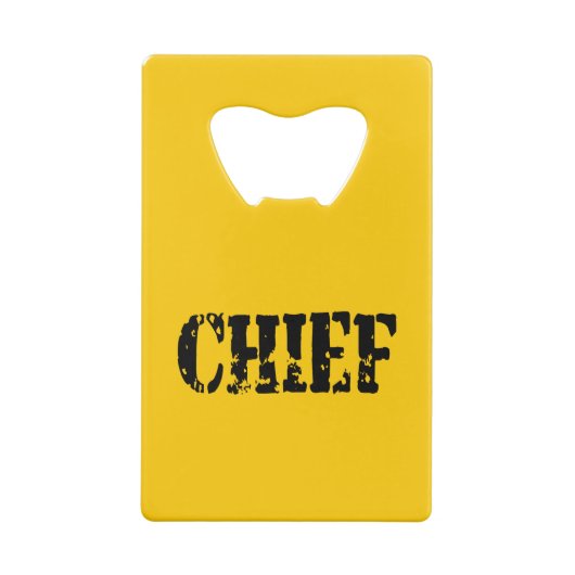 CHIEF GELDBEUTEL FLASCHENÖFFNER (Rückseite)