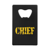 CHIEF GELDBEUTEL FLASCHENÖFFNER (Vorderseite)