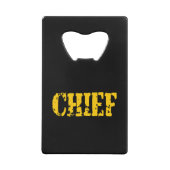 CHIEF GELDBEUTEL FLASCHENÖFFNER (Rückseite)