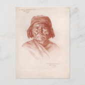 Chief Geronimo, Apache, 1898 Postkarte (Vorderseite)