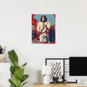 Chief Geronimo Pop Art Poster (Heimbüro)