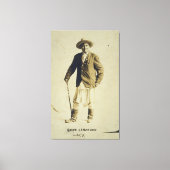 Chief Geronimo Stehend Portrait 1904 Leinwanddruck (Vorderseite)