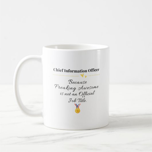 Chief Information Officer Kaffeetasse (Links)