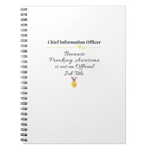 Chief Information Officer Notizblock
