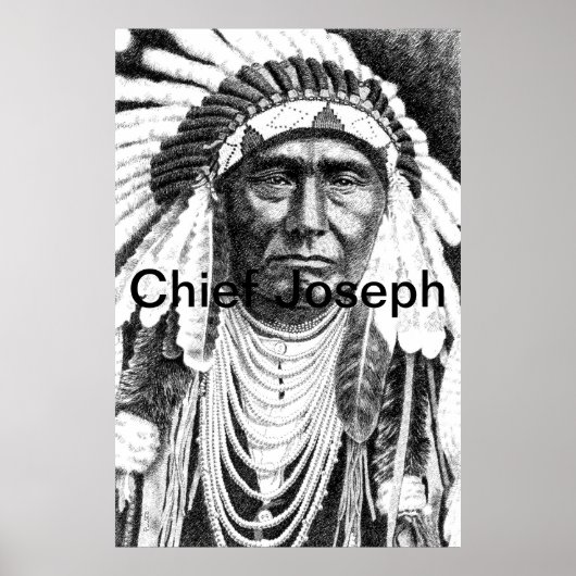 Chief Joseph 1 Posters-Prints Poster (Vorne)