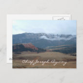 Chief Joseph Byway Postkarte (Vorne/Hinten)