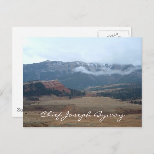Chief Joseph Byway Postkarte (Vorne/Hinten)