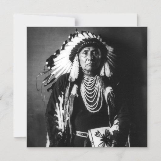 Chief Joseph Magneteinladung (Vorderseite)