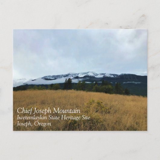 Chief Joseph Mountain, Oregon Postkarte (Vorderseite)